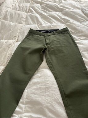 Women’s Olive Green Stretch Tailored Pant